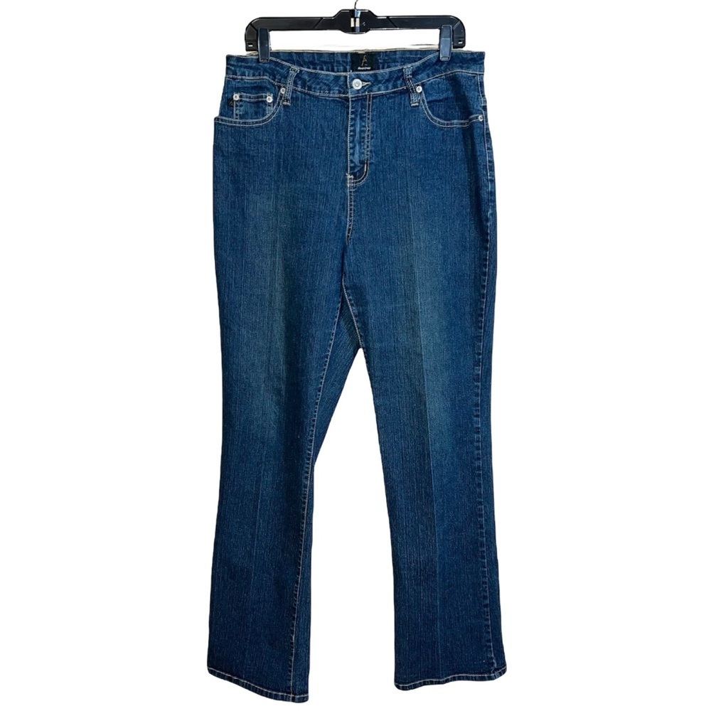 Ashley Stewart Jeans Women’s Size 14 Tall Blue Straight 33x32